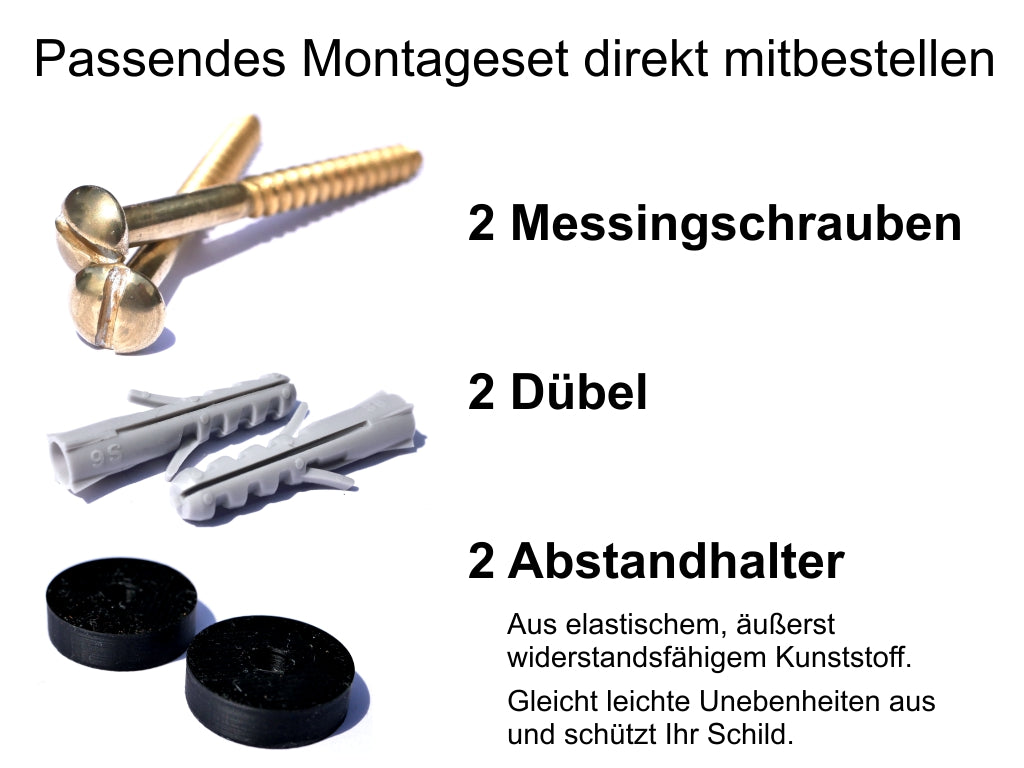Acrylglas Türschild mit Namen – Hochglänzend, edles Design, witterungsbeständig, individuell gestaltbar - 60-300-001