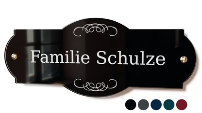 Personalisiertes Acrylglas Türschild Classic 60-300-001