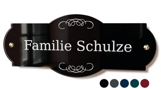 Personalisiertes Acrylglas Türschild Classic 60-300-001
