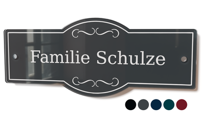 Personalisiertes Acrylglas Türschild Classic 60-300-002