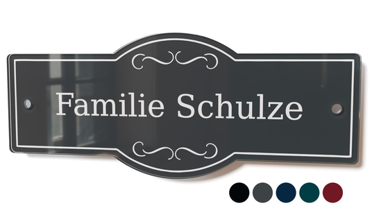 Personalisiertes Acrylglas Türschild Classic 60-300-002