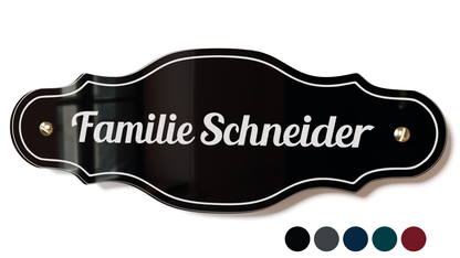 Personalisiertes Acrylglas Türschild Classic 60-300-003