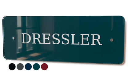 Personalisiertes Acrylglas Türschild Classic 60-300-004