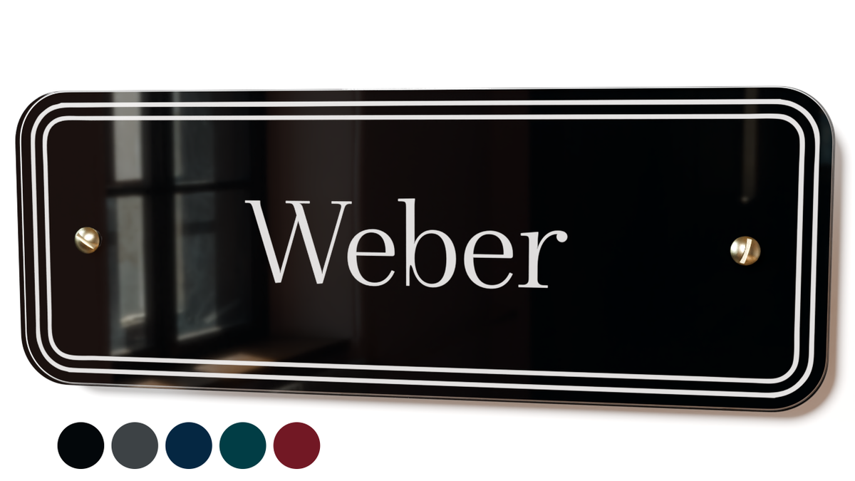 Personalisiertes Acrylglas Türschild Classic 60-300-005