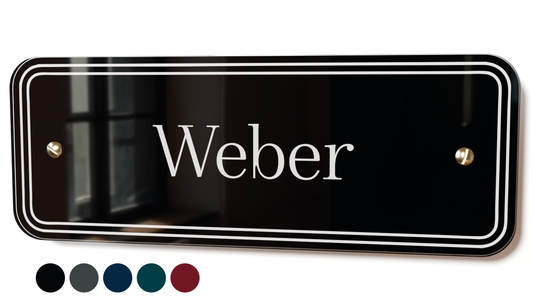 Personalisiertes Acrylglas Türschild Classic 60-300-005