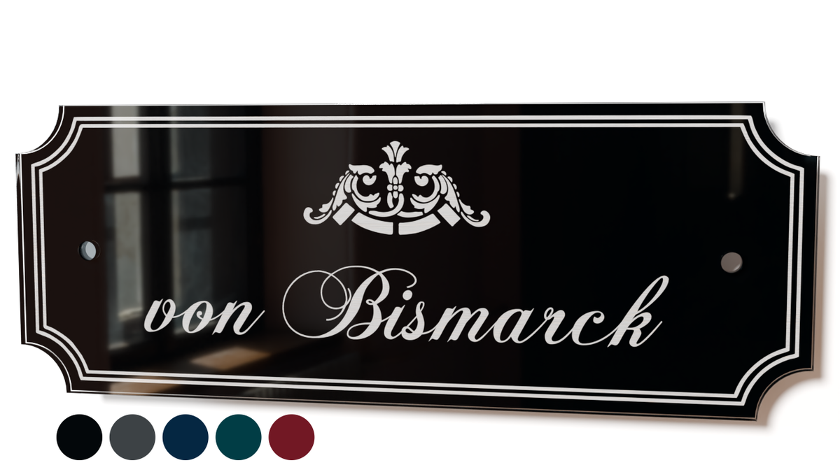 Personalisiertes Acrylglas Türschild Classic 60-300-006