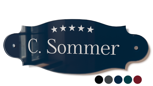 Personalisiertes Acrylglas Türschild Classic 60-300-012