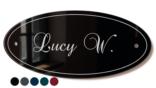 Personalisiertes Acrylglas Türschild Classic 60-300-016
