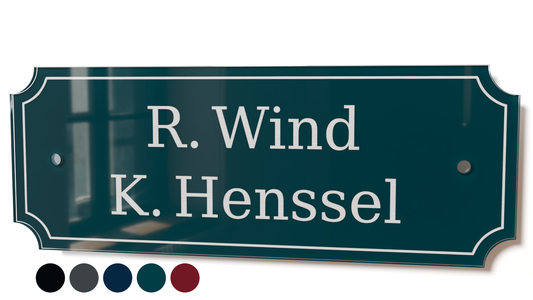 Personalisiertes Acrylglas Türschild Classic 60-300-017