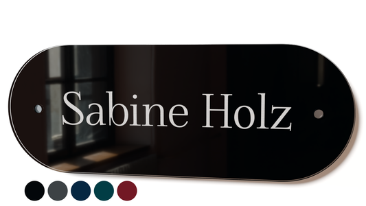 Personalisiertes Acrylglas Türschild Classic 60-300-018