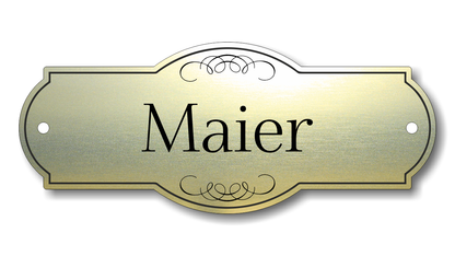 Personalisiertes Türschild aus Acrylverbund Classic 70-300-001