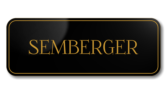 Personalisiertes Türschild aus Acrylverbund Classic 70-300-005