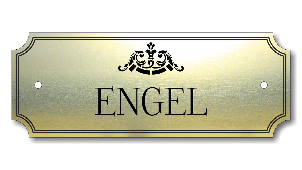 Personalisiertes Türschild aus Acrylverbund Classic 70-300-006