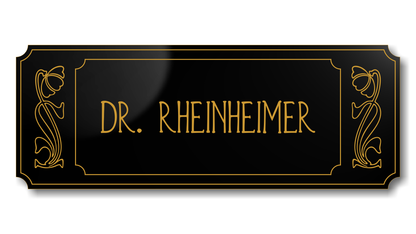 Personalisiertes Türschild aus Acrylverbund Classic 70-300-007