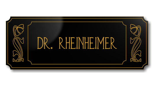 Personalisiertes Türschild aus Acrylverbund Classic 70-300-007