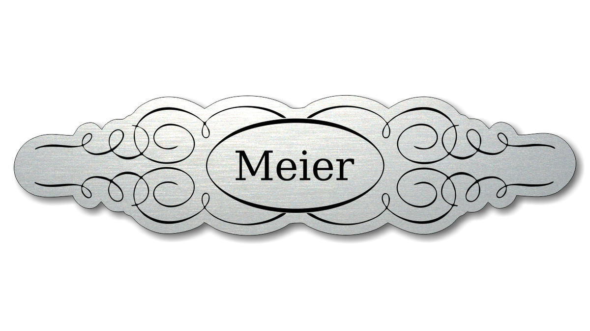 Personalisiertes Türschild aus Acrylverbund Classic 70-300-009