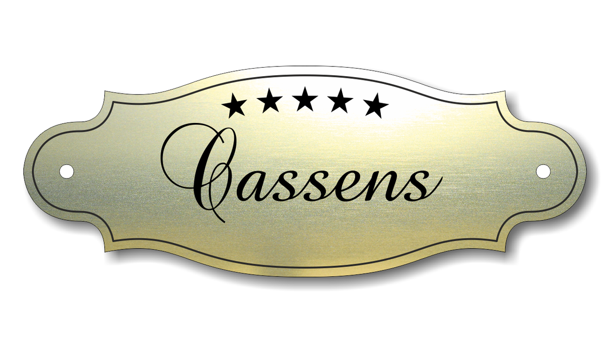 Personalisiertes Türschild aus Acrylverbund Classic 70-300-012