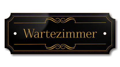 Personalisiertes Türschild aus Acrylverbund Classic 70-300-014