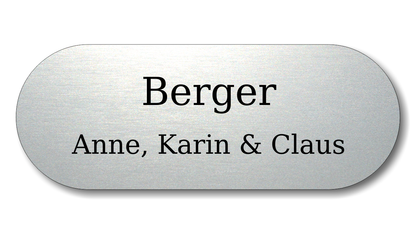Personalisiertes Türschild aus Acrylverbund Classic 70-300-015