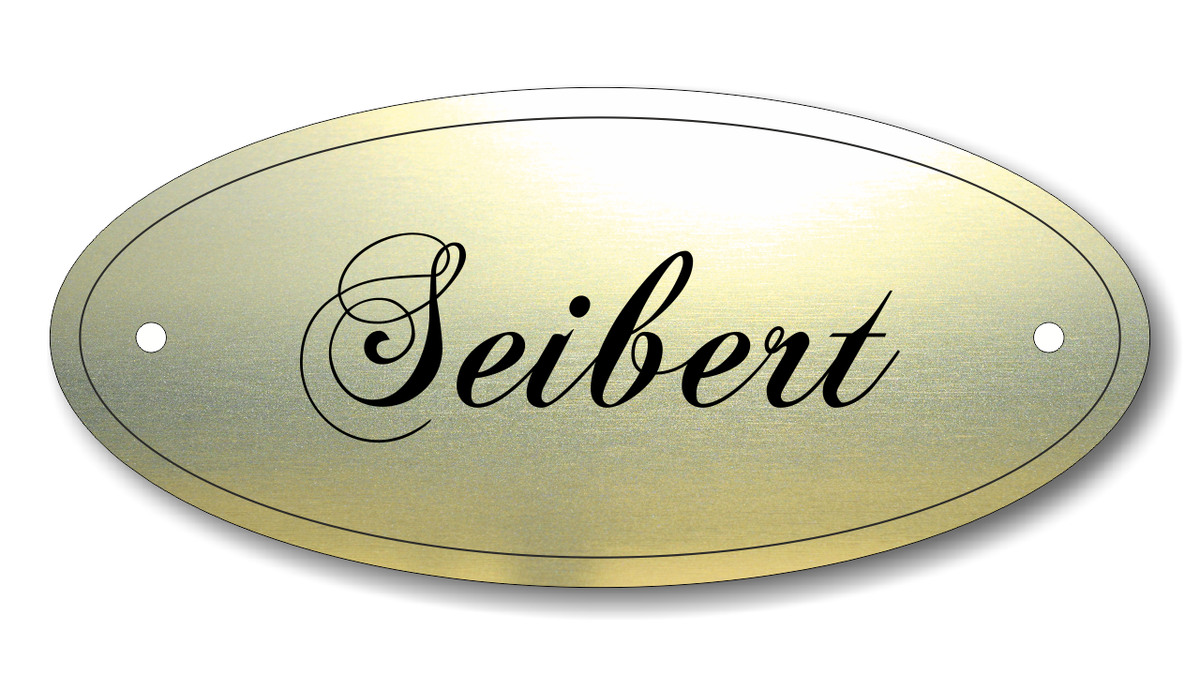 Personalisiertes Türschild aus Acrylverbund Classic 70-300-016