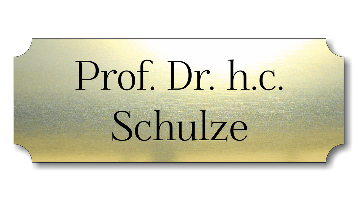 Personalisiertes Türschild aus Acrylverbund Classic 70-300-017