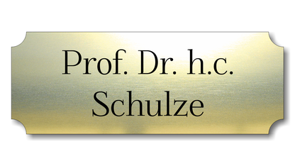 Personalisiertes Türschild aus Acrylverbund Classic 70-300-017